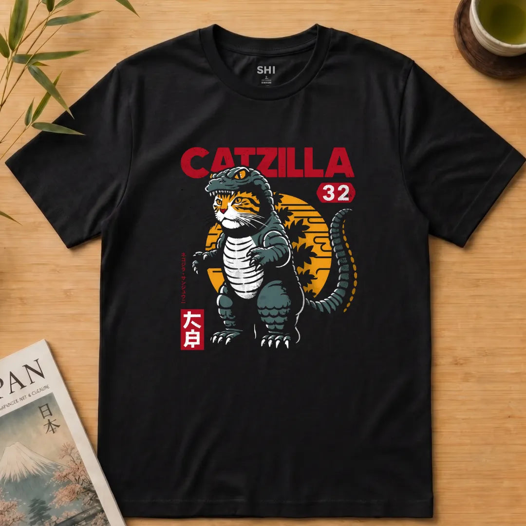 Catzilla 32- Premium Graphic T-shirt