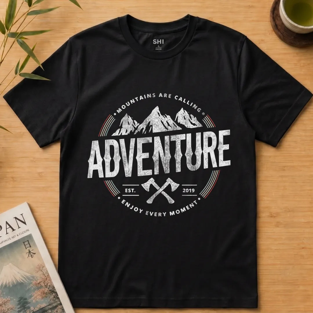 Mountains are Calling - Premium Graphic Tee