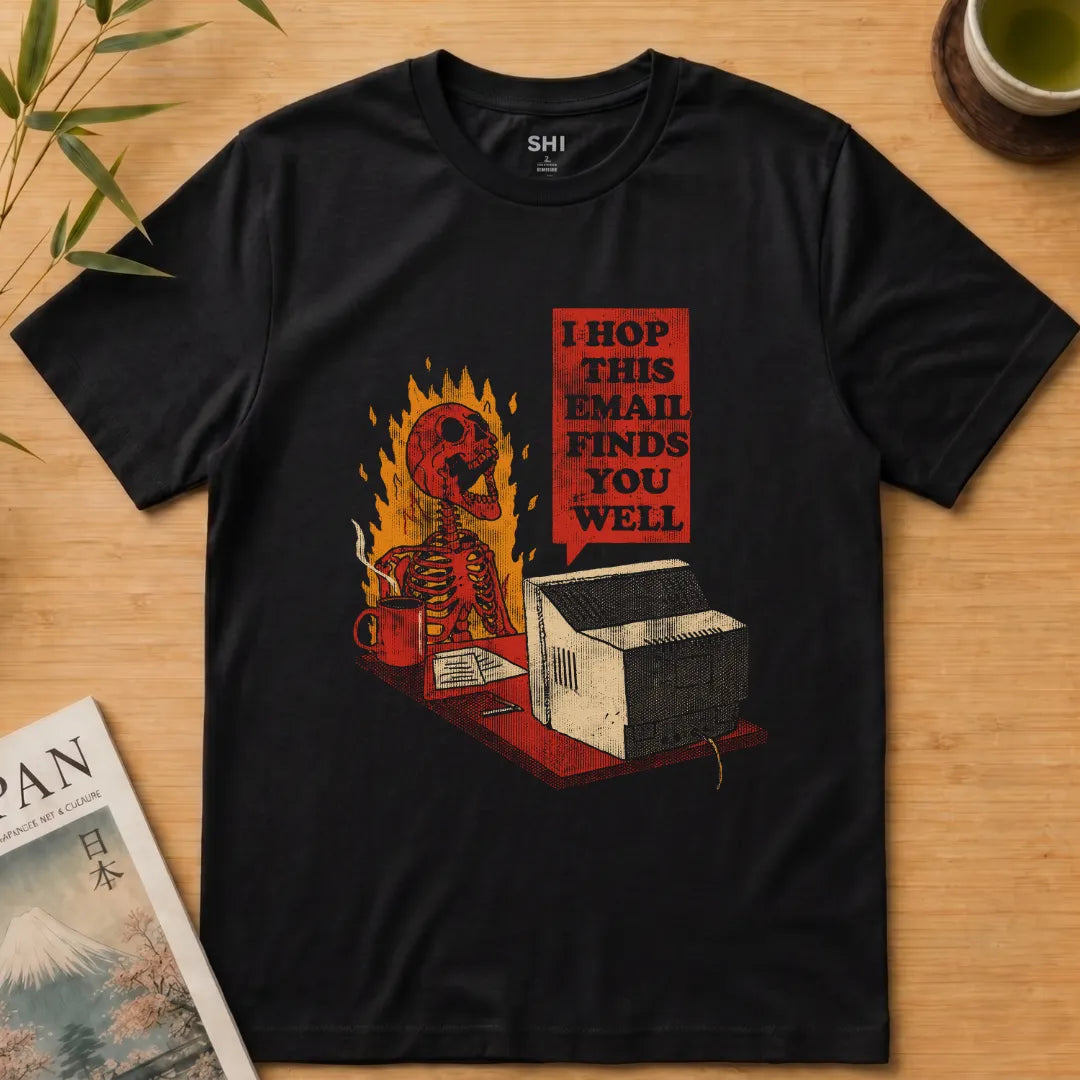Hope This Email Finds You Well - Premium Graphic T-shirt