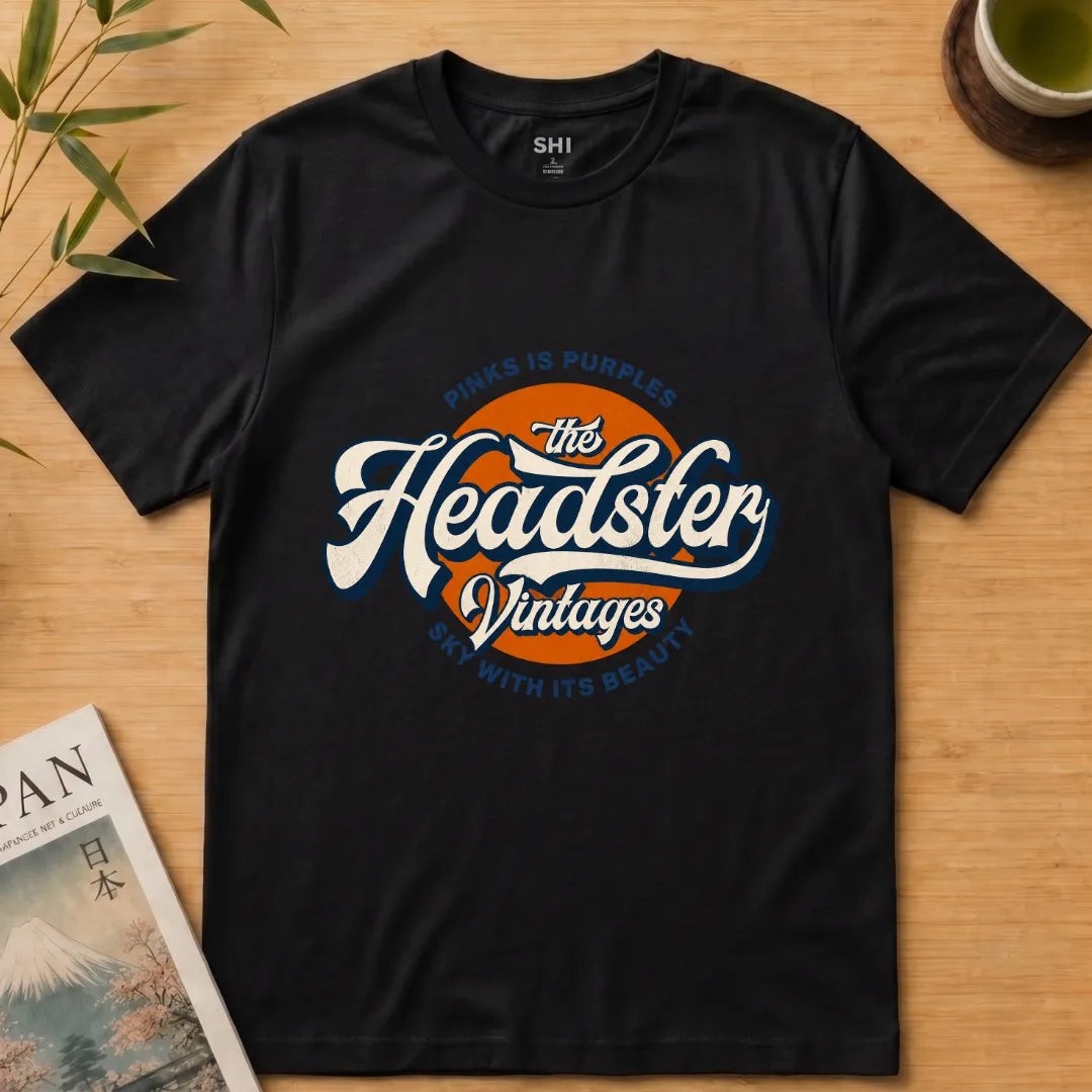 The Headster Vintages - Premium Graphic T-shirt