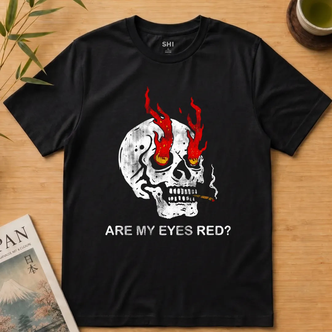 Are My Eyes Red ? - Premium Graphic T-shirt