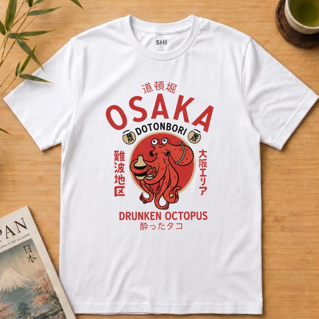 Drunken Octopus - Premium Graphic Tee