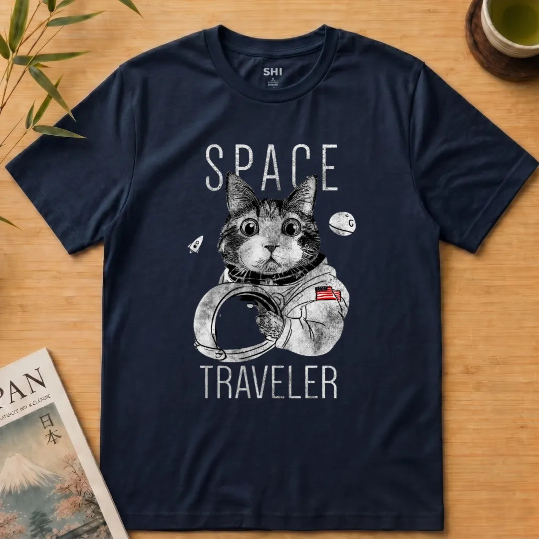 Space Traveller - Premium Graphic T-shirt
