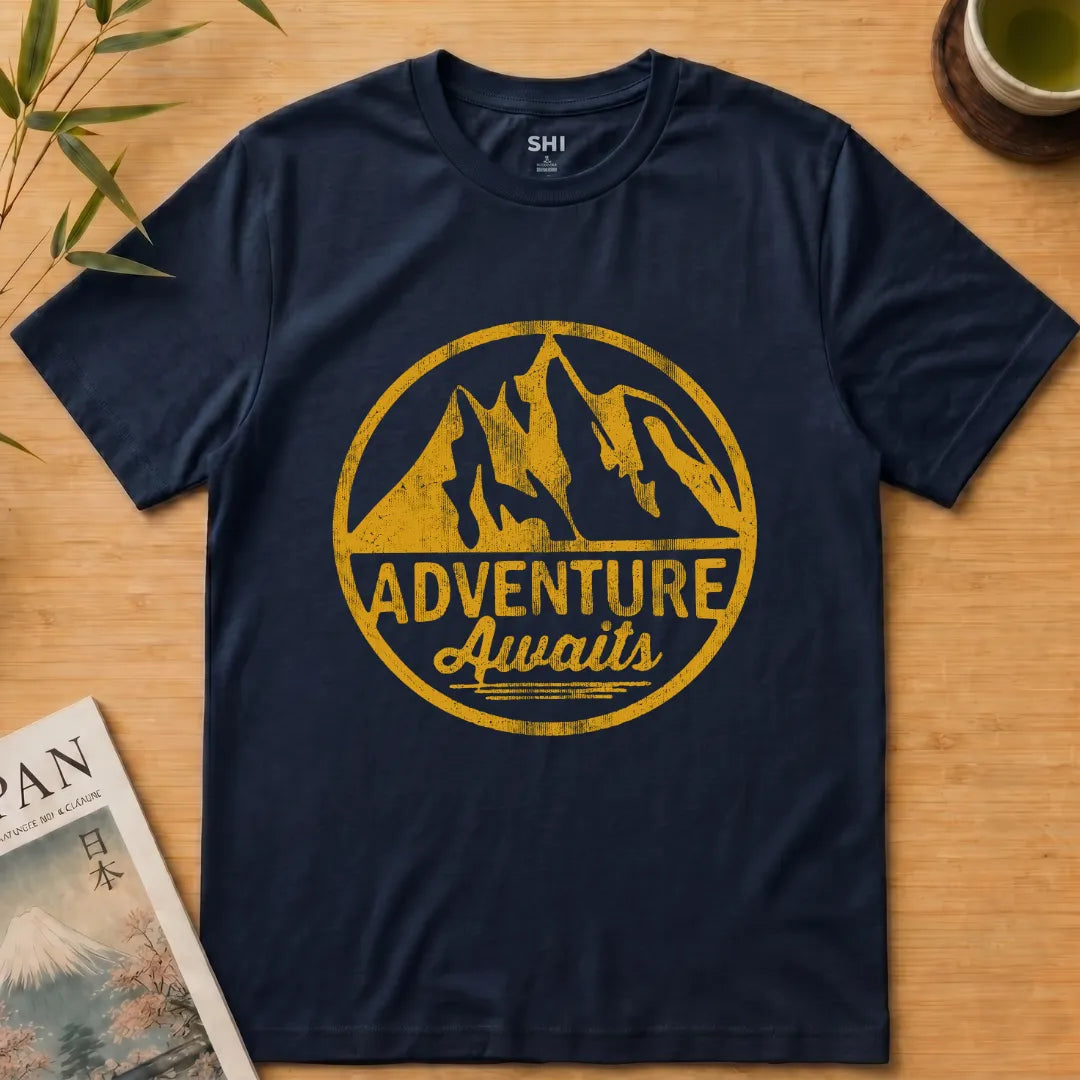 Adventure Awaits - Premium Graphic T-shirt