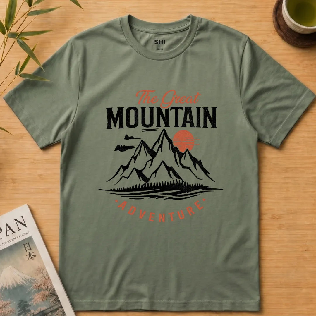 The Great Mountain - Premium Graphic T-shirt