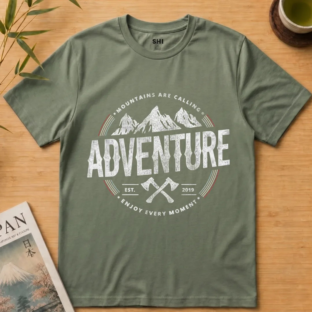 Mountains are Calling - Premium Graphic Tee