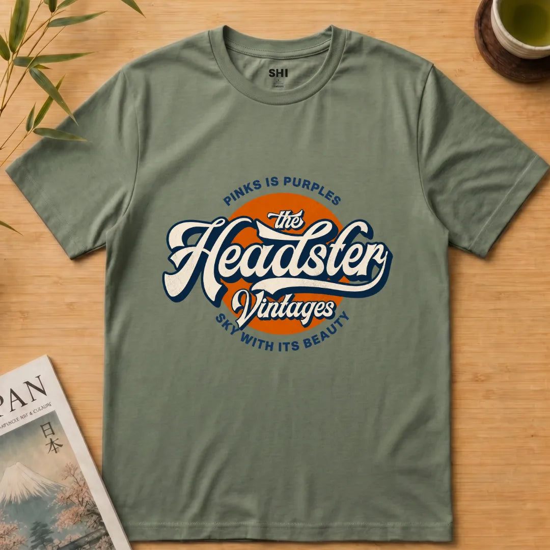 The Headster Vintages - Premium Graphic T-shirt