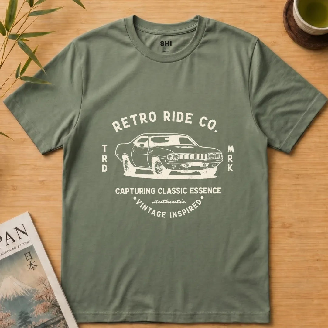 Retro Ride - Premium Graphic T-shirt
