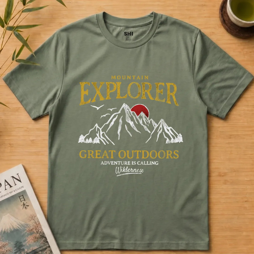 Mountain Explore - Premium Graphic Tee