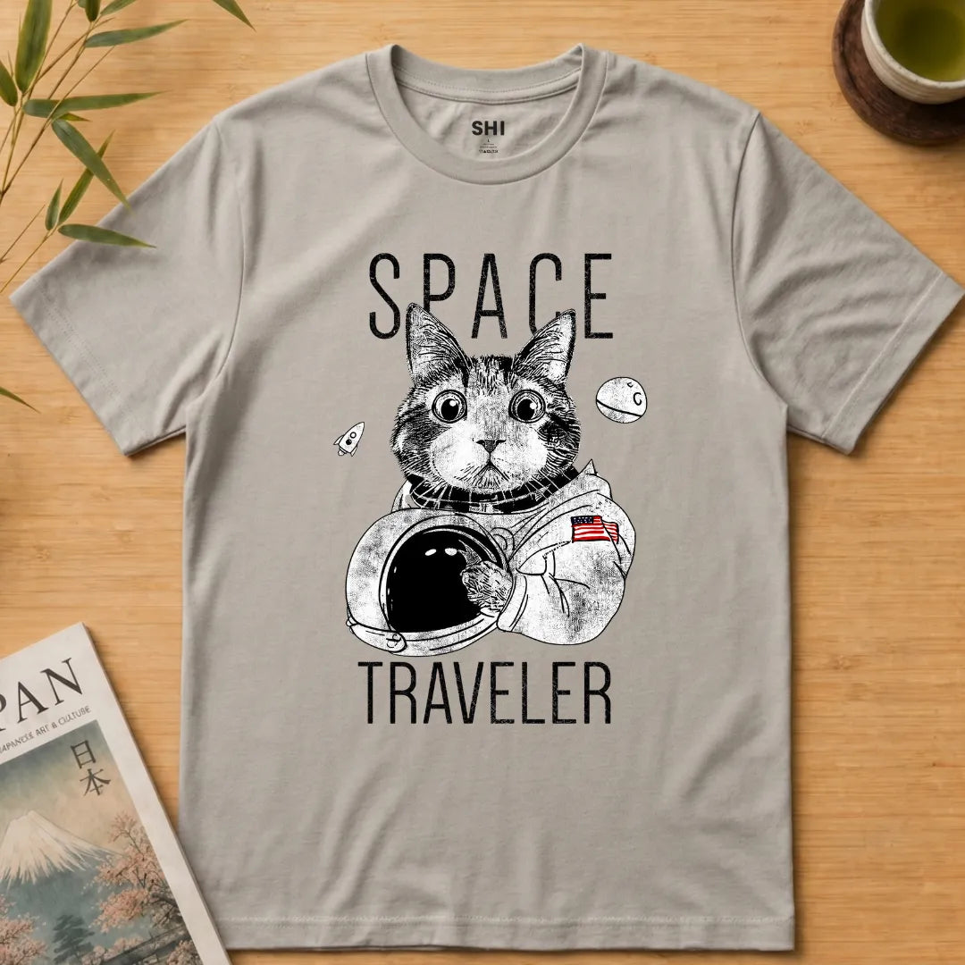 Space Traveller - Premium Graphic T-shirt