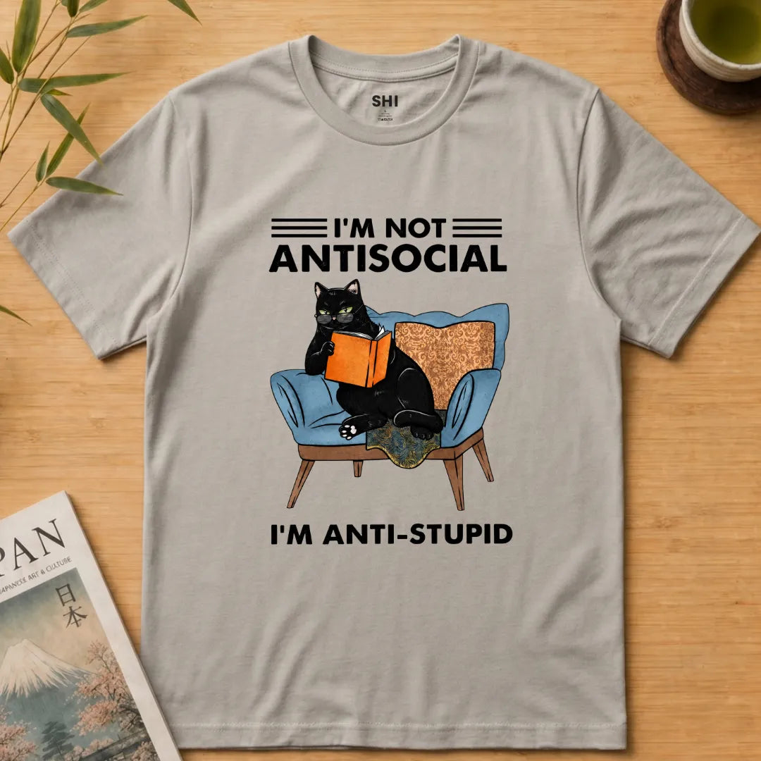 I'm not Antisocial - Premium Graphic T-shirt