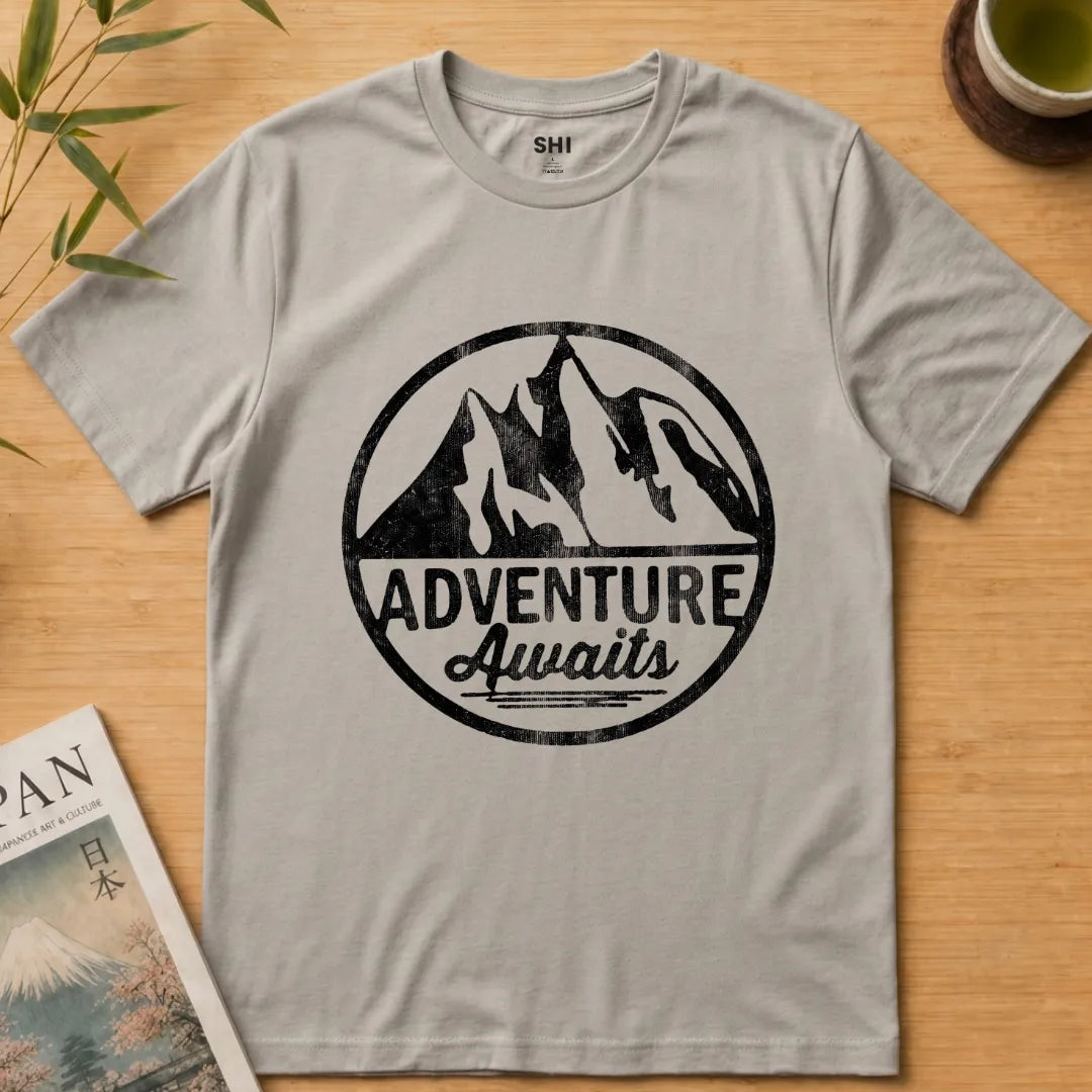 Adventure Awaits - Premium Graphic T-shirt
