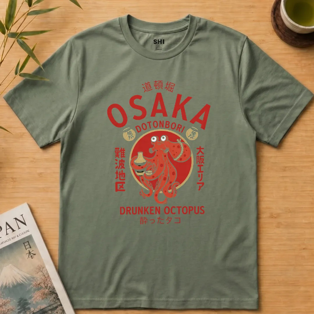 Drunken Octopus - Premium Graphic Tee