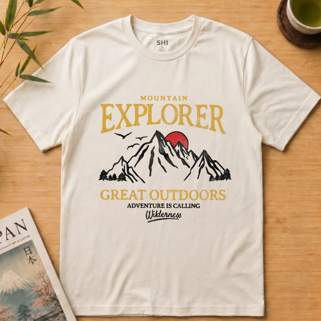Mountain Explore - Premium Graphic Tee