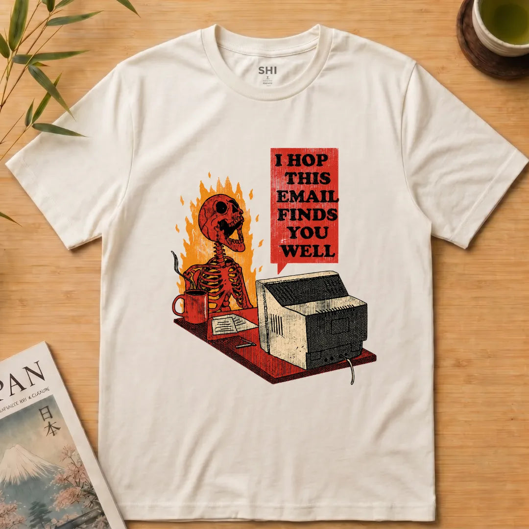 Hope This Email Finds You Well - Premium Graphic T-shirt