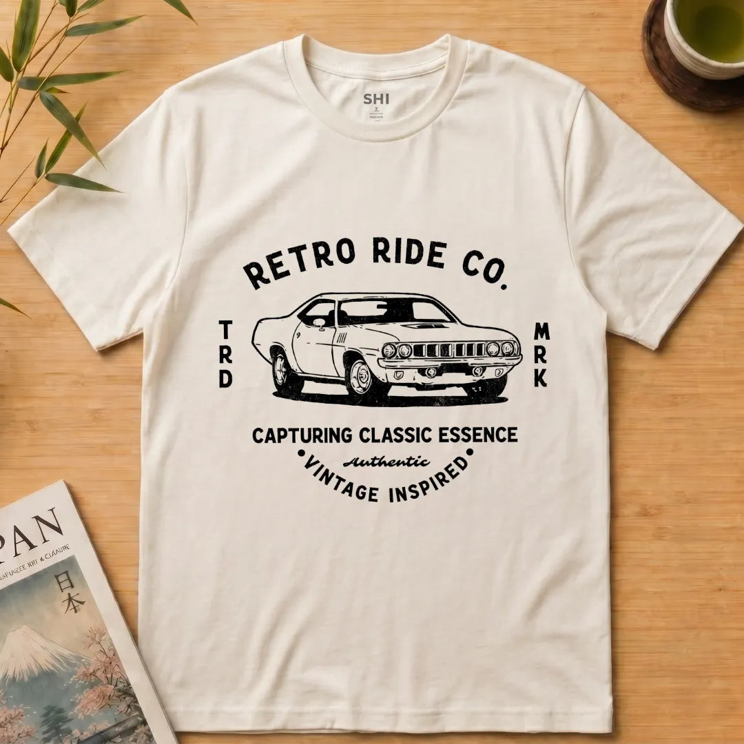 Retro Ride - Premium Graphic T-shirt