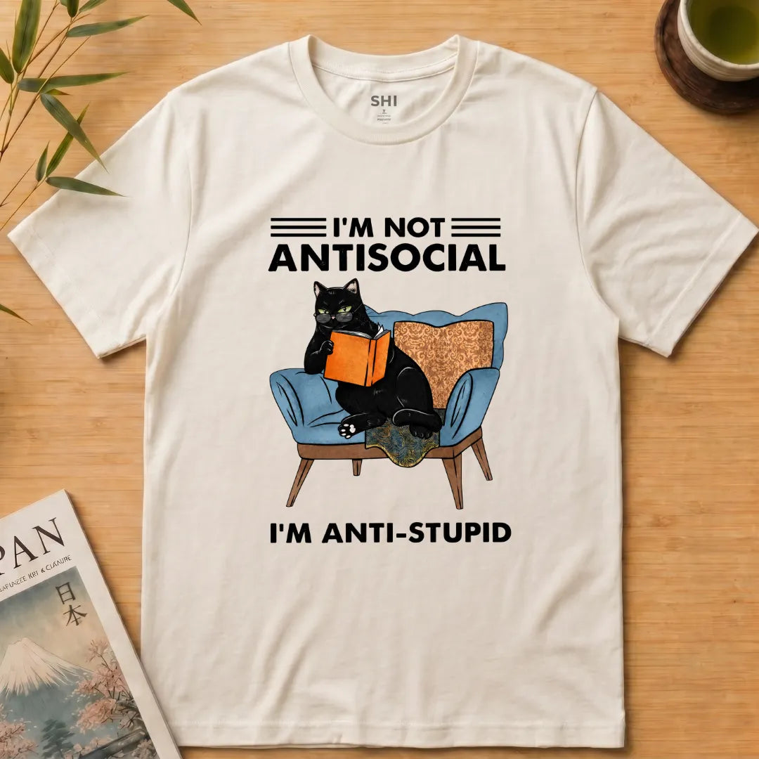 I'm not Antisocial - Premium Graphic T-shirt