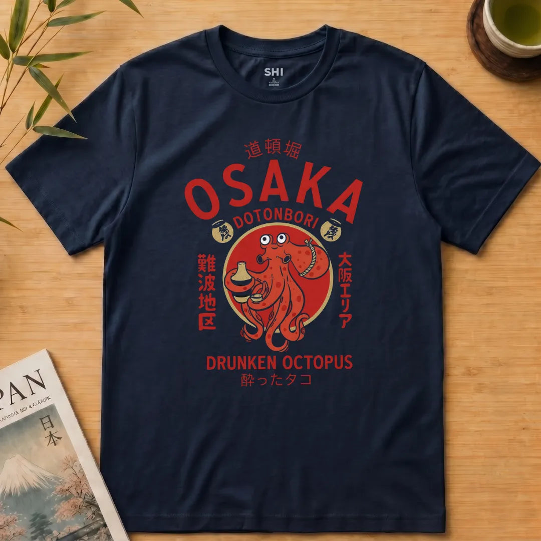 Drunken Octopus - Premium Graphic Tee