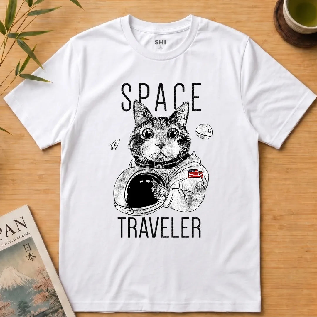 Space Traveller - Premium Graphic T-shirt