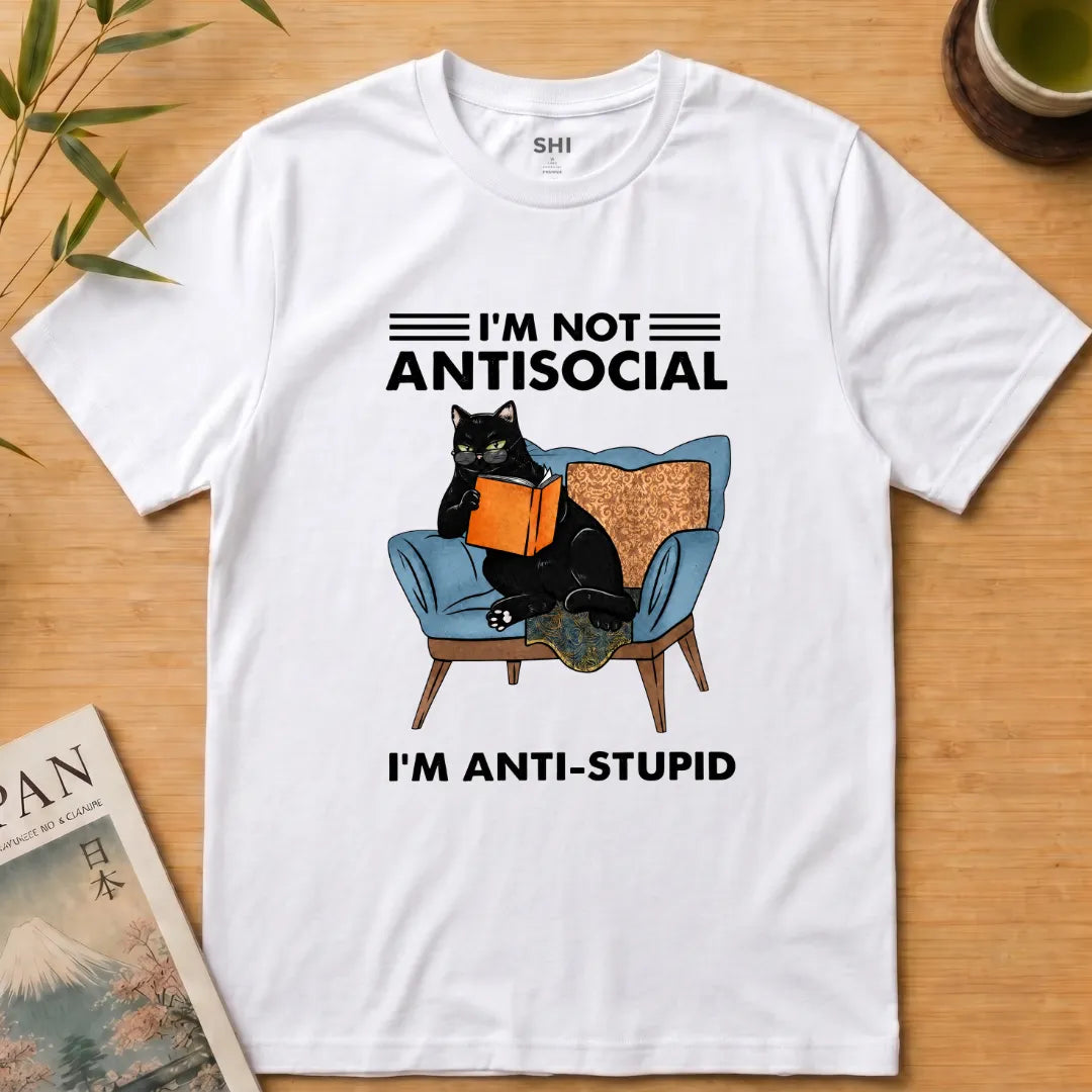 I'm not Antisocial - Premium Graphic T-shirt