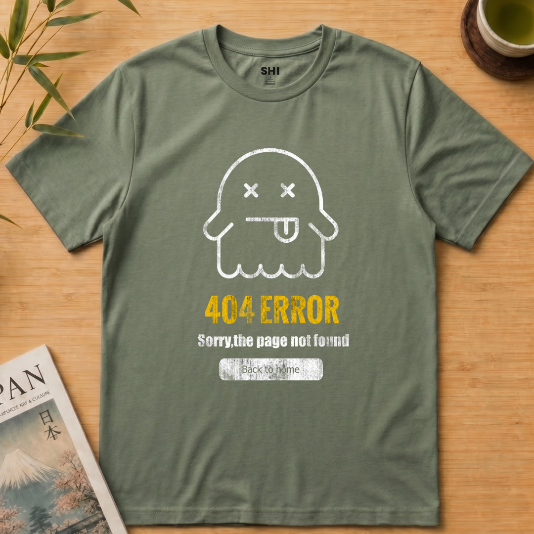 404 Ghost - Premium Graphic T-shirt