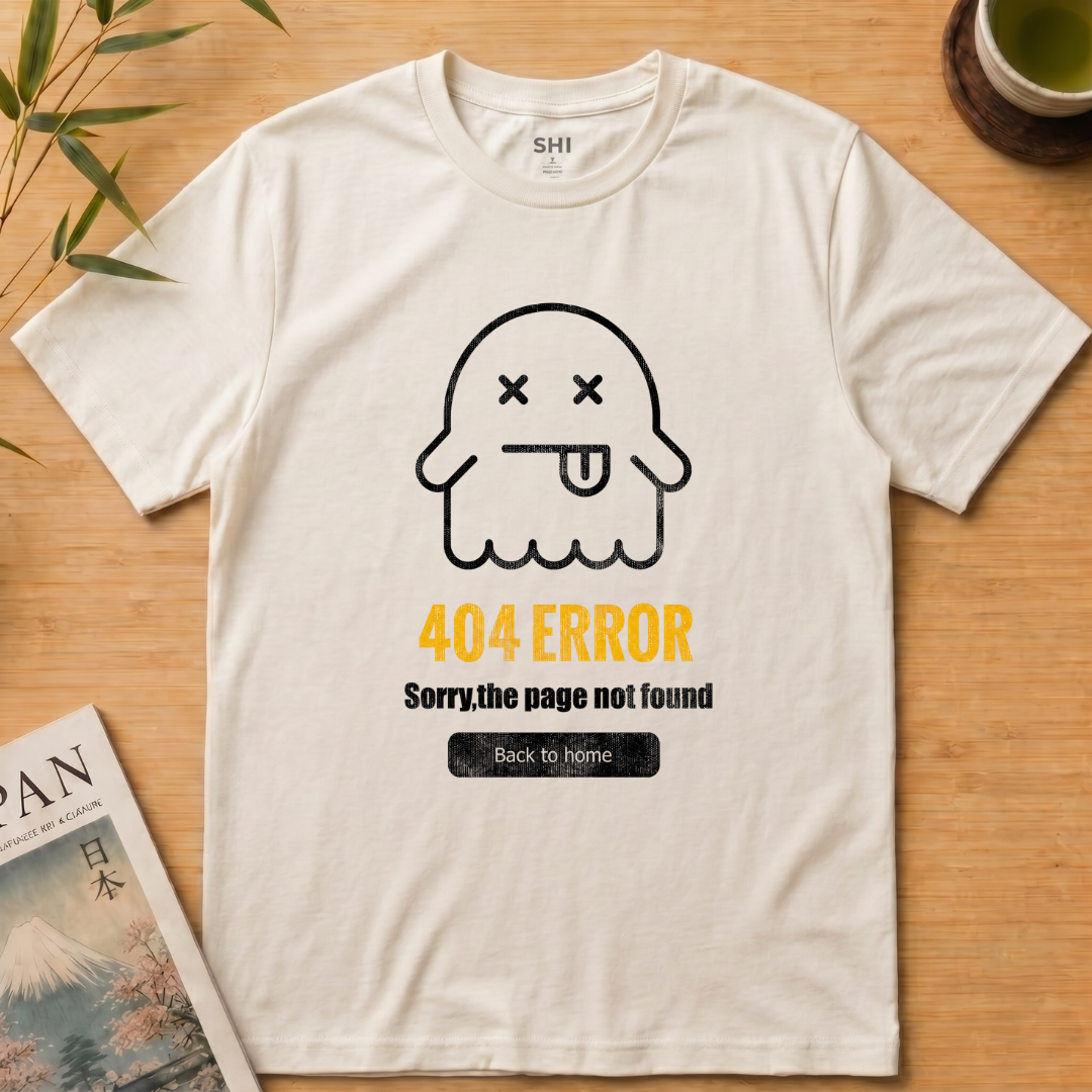 404 Ghost - Premium Graphic T-shirt