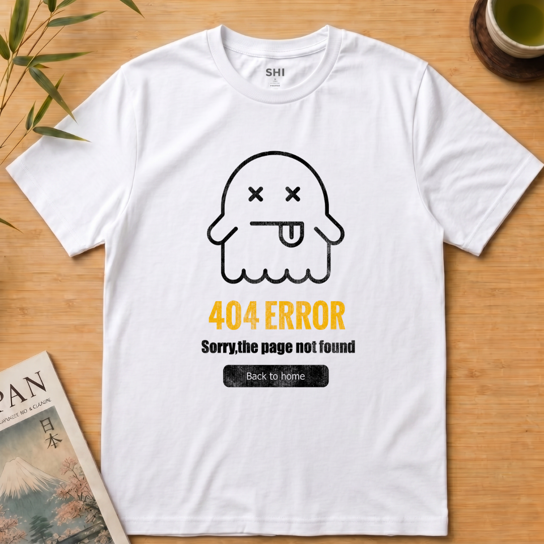 404 Ghost - Premium Graphic T-shirt